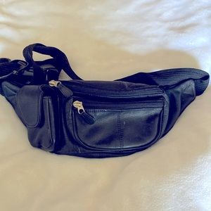 Vintage leather fanny pack
